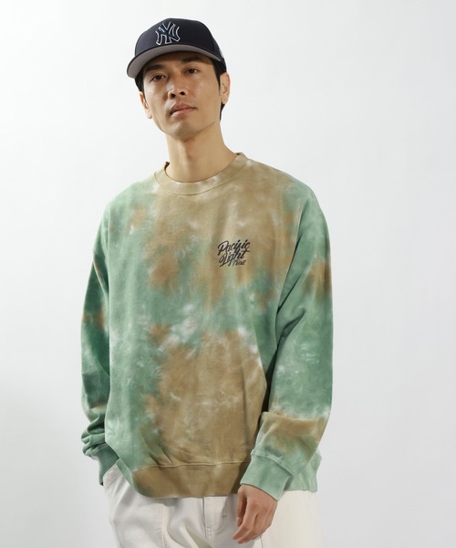 BAYFLOW（ベイフロー）の「タイダイスウェットプルオーバー（Tシャツ/カットソー・メンズ・グリーン/ブルー/ブラック・LARGE/MEDIUM）」の10枚目の写真
