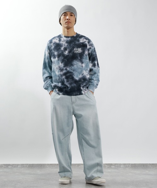 BAYFLOW（ベイフロー）の「タイダイスウェットプルオーバー（Tシャツ/カットソー・メンズ・グリーン/ブルー/ブラック・LARGE/MEDIUM）」の15枚目の写真
