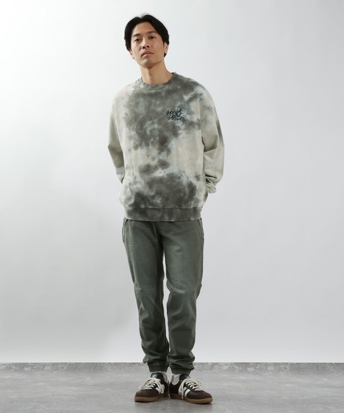 BAYFLOW（ベイフロー）の「タイダイスウェットプルオーバー（Tシャツ/カットソー・メンズ・グリーン/ブルー/ブラック・LARGE/MEDIUM）」の4枚目の写真