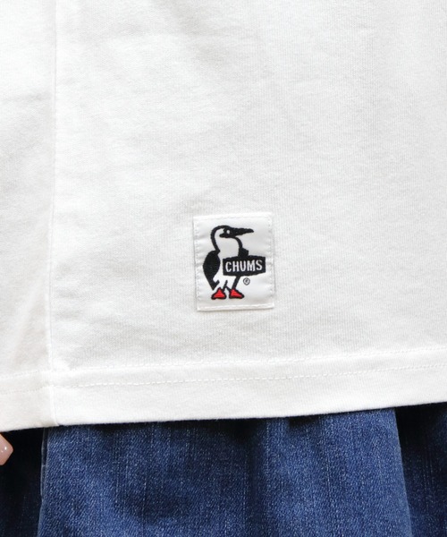 CHUMS（チャムス）の「CHUMS/チャムス　アンチバグ ファストフードポケットTEE　Anti-Bug Fast Food Pocket TEE（Tシャツ/カットソー・メンズ・ホワイト/ベージュ・XL/L/M）」の9枚目の写真