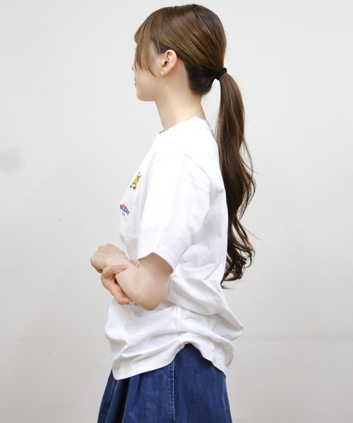 CHUMS（チャムス）の「CHUMS/チャムス　アンチバグ ファストフードポケットTEE　Anti-Bug Fast Food Pocket TEE（Tシャツ/カットソー・メンズ・ホワイト/ベージュ・XL/L/M）」の11枚目の写真