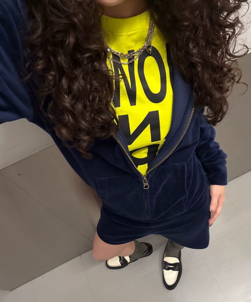 Oriens JOURNAL STANDARD（オリエンス ジャーナルスタンダード）の「SHOW UP プリントTEE（Tシャツ/カットソー・レディース・ホワイト/パープル/イエロー・SMALL/MEDIUM）」の11枚目の写真