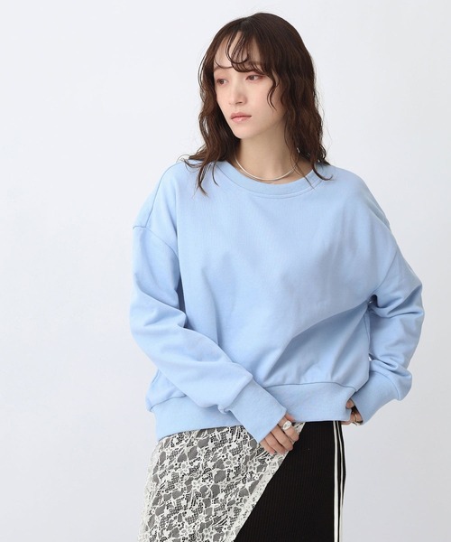 NOAHL(ノアル)の「【NOAHL】バック刺繍スウェットプルオーバー(スウェット・レディース・オートミール/ライトブルー・FREE)」の18枚目の写真