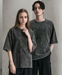 CLEL】Basic/Floral Pattern Sheer Shirt / ベーシック/花柄 シアー