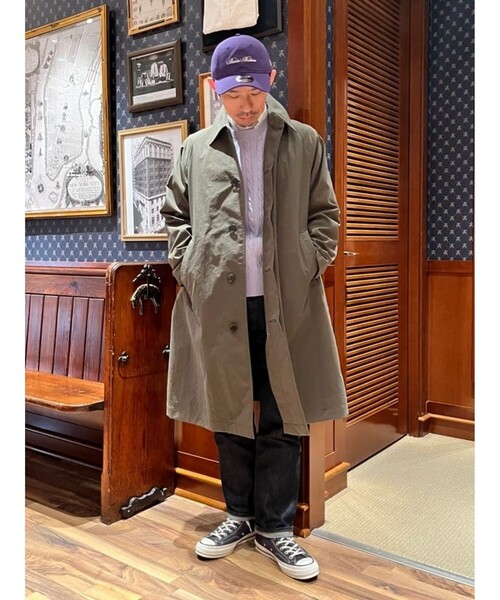 BROOKS BROTHERS(ブルックスブラザーズ)の「スーピマコットン ケーブル クルーネックセーター(ニット/セーター・メンズ・グリーン/ネイビー/ベージュ/ラベンダー/ブルー・SMALL/LARGE/MEDIUM)」の9枚目の写真