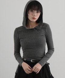 フード付き」に該当するTシャツ/カットソー（長袖）ファッション通販