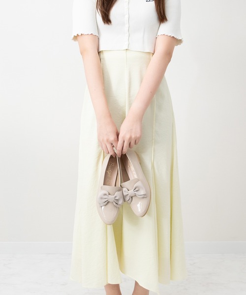 Bridget Birkin(ブリジットバーキン)の「【Bridget Birkin】ラウンドリボンローファー(561620)(ローファー・レディース・ブラック系その他/ベージュ系その他・24.5/24/23/23.5/22.5)」の4枚目の写真