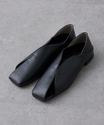 Lui's | スクエアトゥカットアウトパンプス(パンプス)