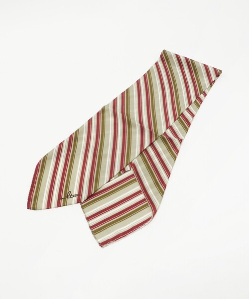 UNITED ARROWS（ユナイテッドアローズ）の「＜molteni＞マルチストライプ アスコットタイ（ネクタイ・メンズ・ライトブルー/ベージュ・FREE）」の2枚目の写真