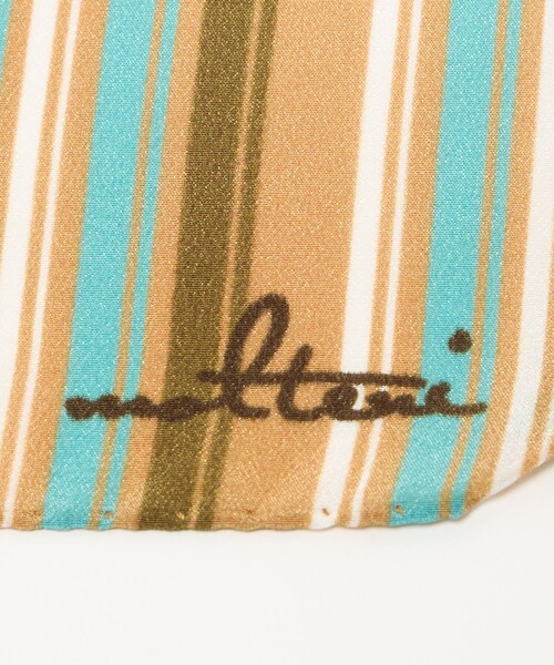 UNITED ARROWS（ユナイテッドアローズ）の「＜molteni＞マルチストライプ アスコットタイ（ネクタイ・メンズ・ライトブルー/ベージュ・FREE）」の4枚目の写真