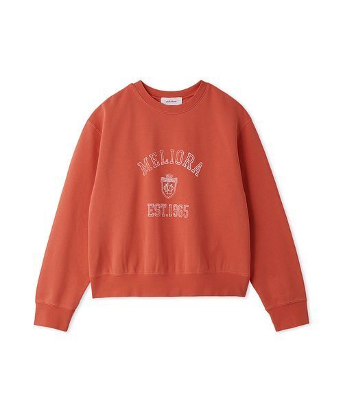 Mila Owen（ミラオーウェン）の「カレッジトレーナー（スウェット・レディース・オレンジ/ライトグレー/チャコールグレー・F）」の3枚目の写真