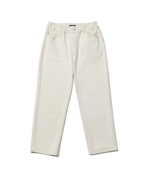 MUSINSA STANDARD KIDS（ムシンサスタンダードキッズ）の「レギュラーフィットバンディングデニムパンツ[クリーム]（デニムパンツ・レディース・その他・100/110/120/130/140/150）」の2枚目の写真