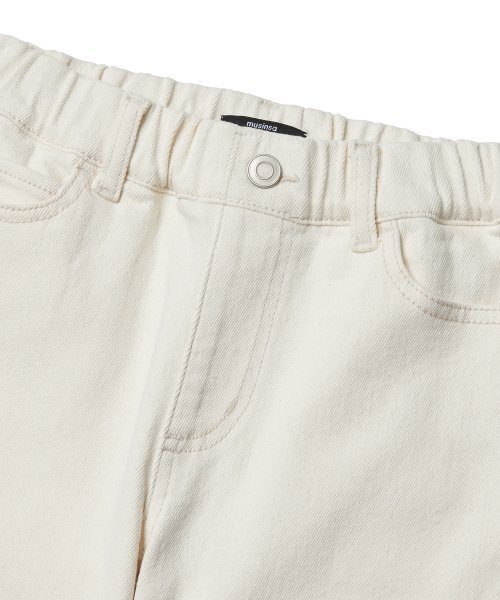 MUSINSA STANDARD KIDS（ムシンサスタンダードキッズ）の「レギュラーフィットバンディングデニムパンツ[クリーム]（デニムパンツ・レディース・その他・100/110/120/130/140/150）」の4枚目の写真