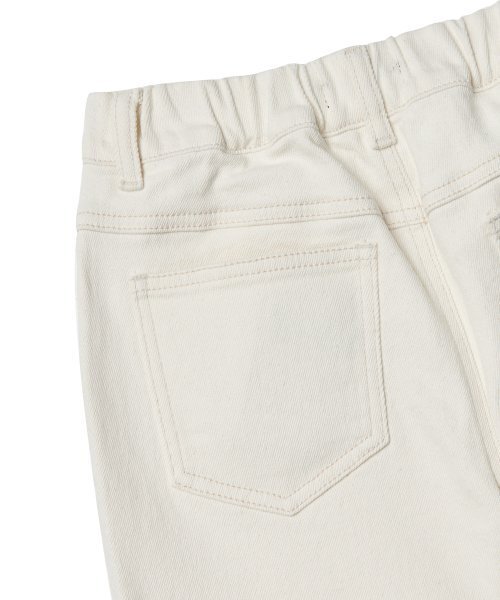 MUSINSA STANDARD KIDS（ムシンサスタンダードキッズ）の「レギュラーフィットバンディングデニムパンツ[クリーム]（デニムパンツ・レディース・その他・100/110/120/130/140/150）」の6枚目の写真