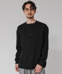 『UR TECH』度詰めワッフルヘンリーロングスリーブ