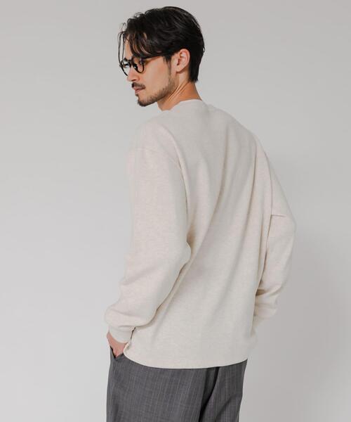 URBAN RESEARCH(アーバンリサーチ)の「『UR TECH』度詰めワッフルヘンリーロングスリーブ(Tシャツ/カットソー・メンズ・ブラック/オートミール/ホワイト/ライトグレー・MEDIUM/LARGE)」の14枚目の写真