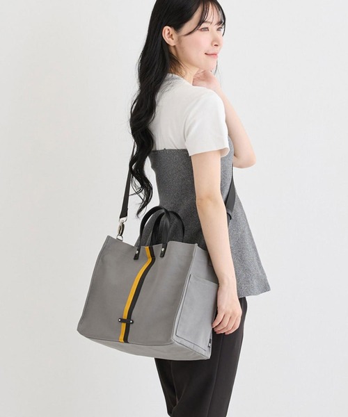 ROOTOTE(ルートート)の「ルートート / LT.デリ.メッゾプント-A(ショルダーバッグ・レディース・ベージュ/グレー/ブラック・FREE)」の1枚目の写真