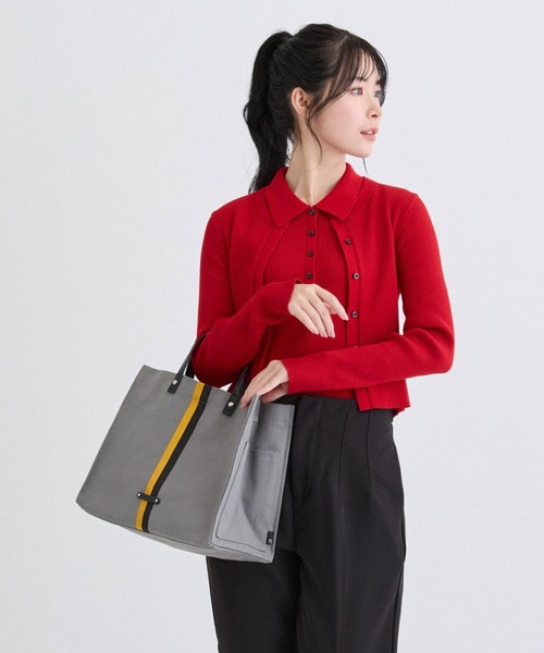 ROOTOTE(ルートート)の「ルートート / LT.デリ.メッゾプント-A(ショルダーバッグ・レディース・ベージュ/グレー/ブラック・FREE)」の9枚目の写真