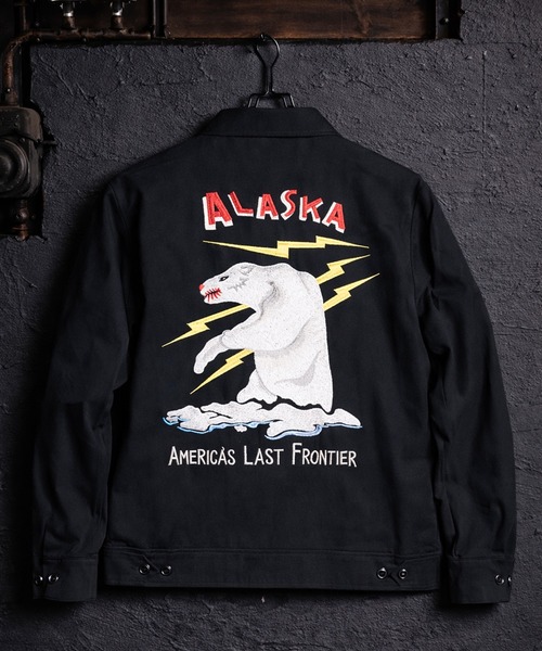 Coffee & Cigarettes(コーヒーアンドシガレッツ)の「2D46 ALASKA POLAR スイングトップ ジャケット(ブルゾン・メンズ・ブラック・L/XL/M)」の1枚目の写真