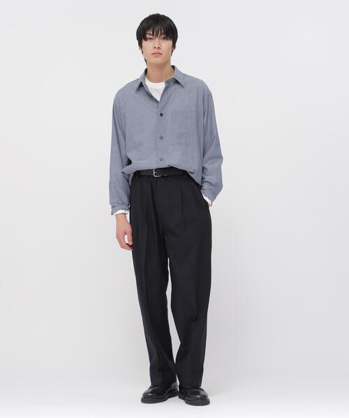 MARGARET HOWELL(マーガレットハウエル)の「SUMMER WOOL Ⅱ(その他パンツ・メンズ・ブラック・SMALL/MEDIUM/LARGE)」の7枚目の写真