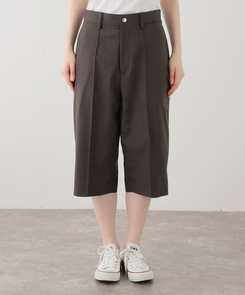 FRAMeWORK(フレームワーク)の「JANE SMITH/ジェーンスミス wool tropical short trouser(その他パンツ・レディース・ブラウン・FREE)」の2枚目の写真
