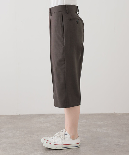 FRAMeWORK(フレームワーク)の「JANE SMITH/ジェーンスミス wool tropical short trouser(その他パンツ・レディース・ブラウン・FREE)」の3枚目の写真