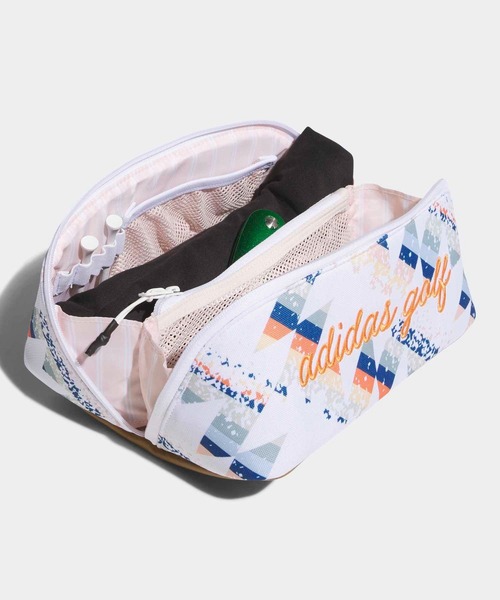 adidas（アディダス）の「グラフィックポーチ【adidas Golf/アディダスゴルフ】（ボディバッグ/ウエストポーチ・メンズ・ホワイト/ブラック・FREE）」の5枚目の写真