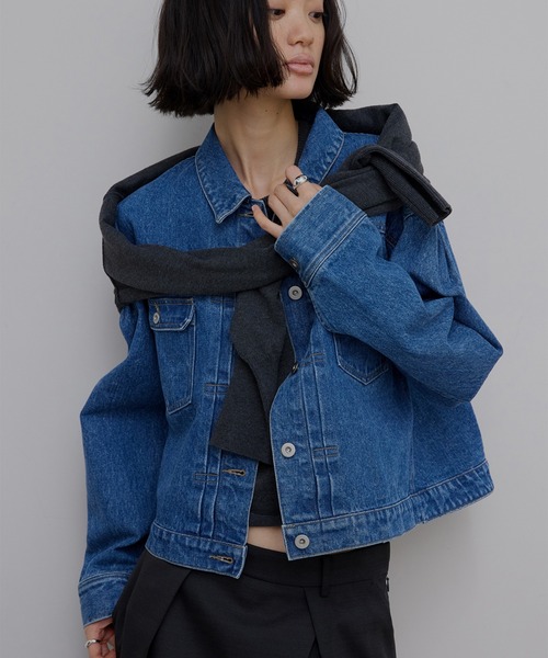 JAPAN MADE BACK FLARE DENIM JACKET（デニムジャケット）｜Ameri