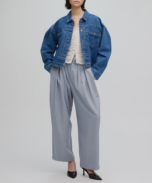 JAPAN MADE BACK FLARE DENIM JACKET（デニムジャケット）｜Ameri