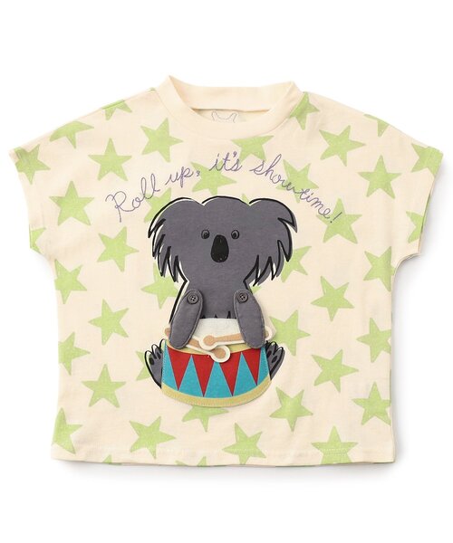 BIT'Z（ビッツ）の「【知育】動かして遊ぼう半袖Tシャツ（Tシャツ/カットソー・キッズ・ライム/イエロー・80/90/95/100/110/120）」の4枚目の写真