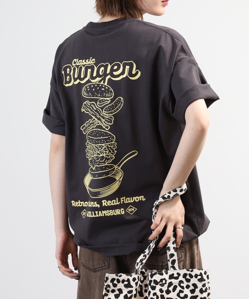 FUNALIVE(ファンアライブ)の「CVC WIDE Crew Neck T-Shirt 刺繍&グラフィックT 半袖(Tシャツ/カットソー・メンズ・ホワイト/ブラック/スミクロ/ダークグリーン/ブラック系3/ホワイト系2/ホワイト系3/ブラック系2/ホワイト系4/ネイビー系2/ブラック系4/ブラック系5・LL/L/M)」の6枚目の写真
