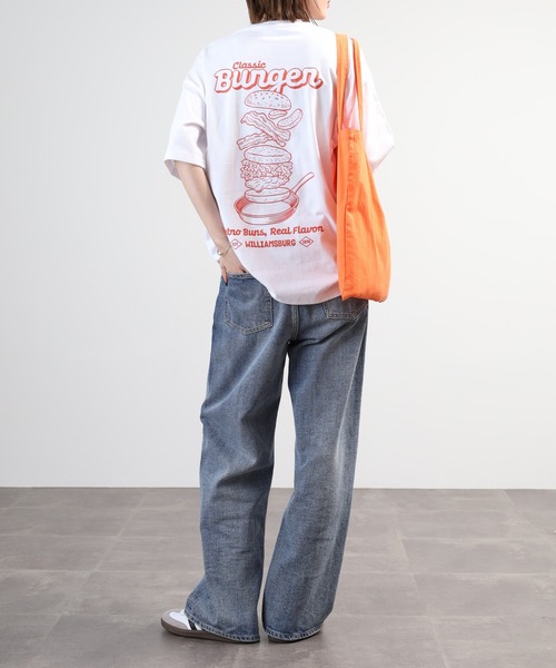 FUNALIVE(ファンアライブ)の「CVC WIDE Crew Neck T-Shirt 刺繍&グラフィックT 半袖(Tシャツ/カットソー・メンズ・ホワイト/ブラック/スミクロ/ダークグリーン/ブラック系3/ホワイト系2/ホワイト系3/ブラック系2/ホワイト系4/ネイビー系2/ブラック系4/ブラック系5・LL/L/M)」の20枚目の写真