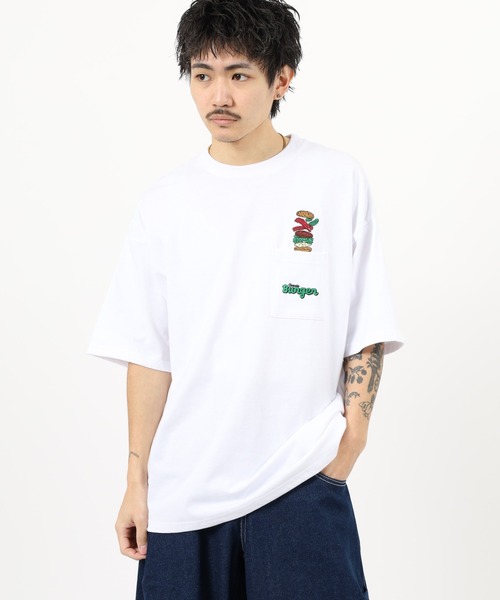 FUNALIVE(ファンアライブ)の「CVC WIDE Crew Neck T-Shirt 刺繍&グラフィックT 半袖(Tシャツ/カットソー・メンズ・ホワイト/ブラック/スミクロ/ダークグリーン/ブラック系3/ホワイト系2/ホワイト系3/ブラック系2/ホワイト系4/ネイビー系2/ブラック系4/ブラック系5・LL/L/M)」の22枚目の写真