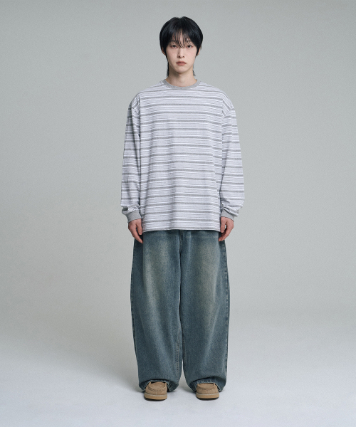 MOOVN（ムブン）の「モアワイドデニムパンツウォッシュドブルー（デニムパンツ・メンズ・その他・LARGE/MEDIUM/SMALL）」の4枚目の写真