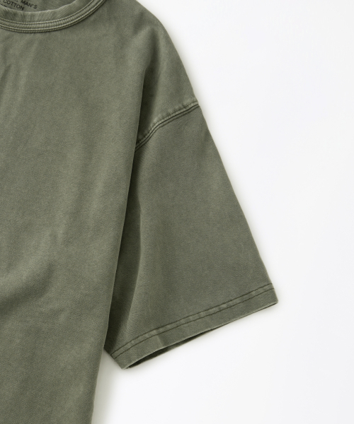 OUTSTANDING（アウトスタンディング）の「VINTAGE WASHING T-SHIRT_VINTAGE OLIVE（Tシャツ/カットソー・メンズ・その他・L/M/S）」の4枚目の写真