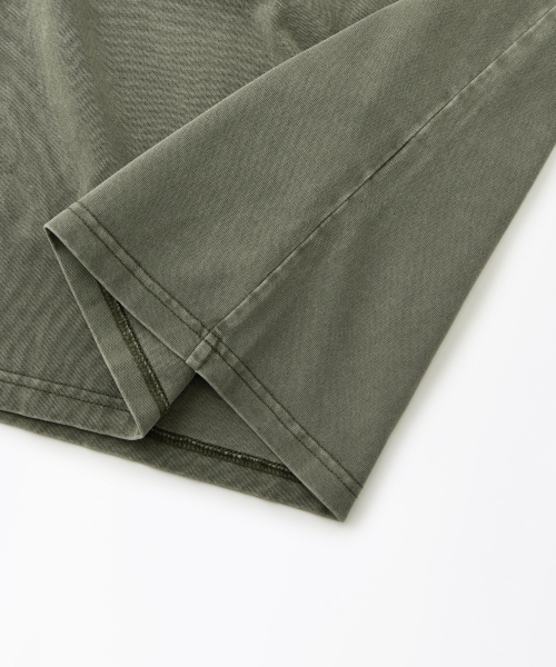 OUTSTANDING（アウトスタンディング）の「VINTAGE WASHING T-SHIRT_VINTAGE OLIVE（Tシャツ/カットソー・メンズ・その他・L/M/S）」の6枚目の写真