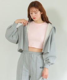 MARY QUANT（マリークワント）の「ロゴタグスウェット パーカ（パーカー）」