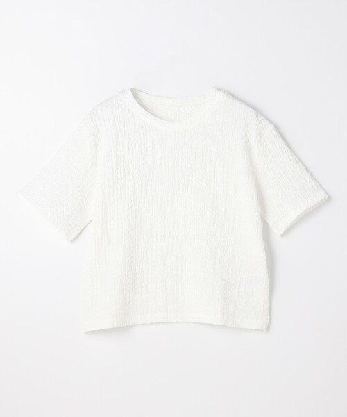 ANY（エニィ）の「レースショート丈Tシャツ（Tシャツ/カットソー・レディース・グリーン系/ピンク系/ホワイト系/ダークブラウン系/ブラック系2/ホワイト系2・X-LARGE）」の11枚目の写真