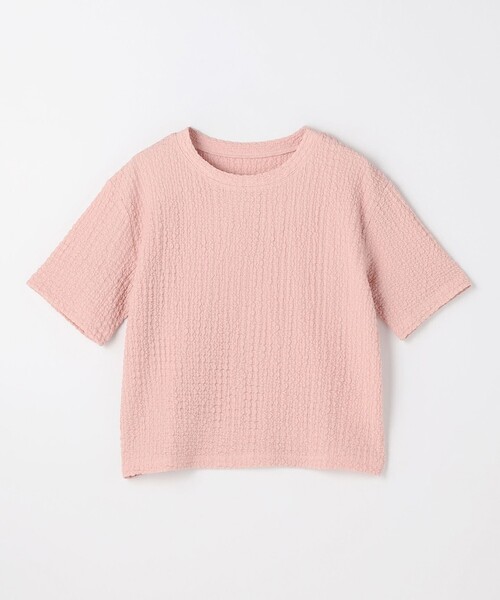 ANY（エニィ）の「レースショート丈Tシャツ（Tシャツ/カットソー・レディース・グリーン系/ピンク系/ホワイト系/ダークブラウン系/ブラック系2/ホワイト系2・X-LARGE）」の12枚目の写真
