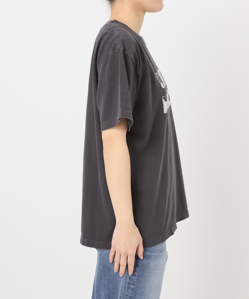 Spick & Span（スピックアンドスパン）の「AUTHEN / オーセン SS OA CLUSH EMBROIDERY T-SHIRT（Tシャツ/カットソー・レディース・ブラック系その他/ボルドー/アイボリー・SMALL）」の9枚目の写真