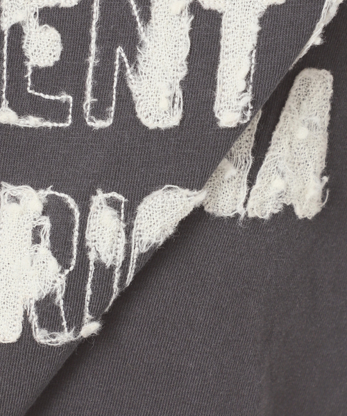Spick & Span（スピックアンドスパン）の「AUTHEN / オーセン SS OA CLUSH EMBROIDERY T-SHIRT（Tシャツ/カットソー・レディース・ブラック系その他/ボルドー/アイボリー・SMALL）」の15枚目の写真