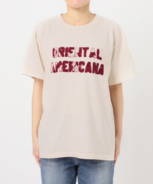 Spick & Span（スピックアンドスパン）の「AUTHEN / オーセン SS OA CLUSH EMBROIDERY T-SHIRT（Tシャツ/カットソー・レディース・ブラック系その他/ボルドー/アイボリー・SMALL）」の16枚目の写真