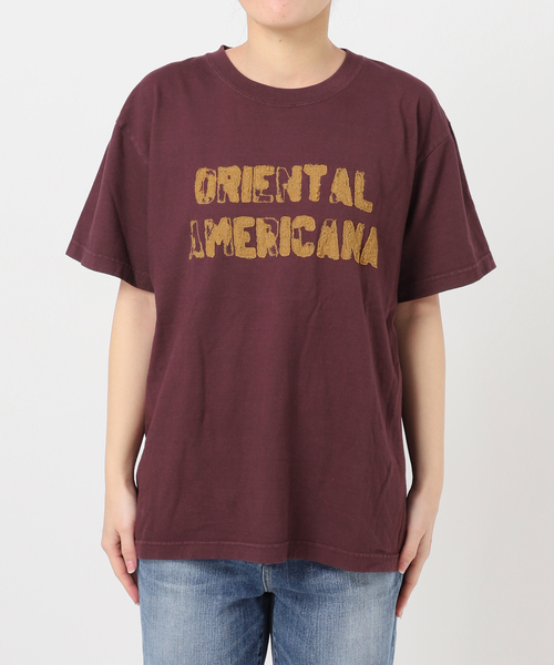 Spick & Span（スピックアンドスパン）の「AUTHEN / オーセン SS OA CLUSH EMBROIDERY T-SHIRT（Tシャツ/カットソー・レディース・ブラック系その他/ボルドー/アイボリー・SMALL）」の4枚目の写真
