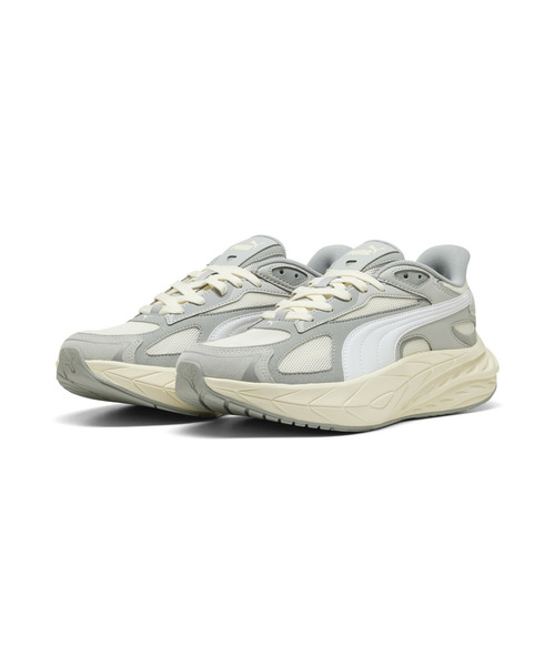 PUMA(プーマ)の「PUMA プーマ ユニセックス ヒプノティック LS 2 スニーカー(スニーカー・メンズ・グレー×ホワイト/ブラック・27.0cm/27.5cm/26.0cm/26.5cm/29.0cm/30.0cm/28.0cm/28.5cm/23.0cm/23.5cm/22.5cm/25.0cm/25.5cm/24.0cm/24.5cm)」の3枚目の写真
