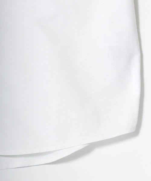 U.S. POLO ASSN.(ユーエスポロアッスン)の「U.S. POLO ASSN./ユーエスポロアッスン 別注 Oxford Ombre Shirt/オーバーサイズ オックス無地 オンブレチェック ロゴ ワンポイント刺繍 レギュラーカラーシャツ/半袖シャツ/レディース メンズ(シャツ/ブラウス・メンズ・ホワイト/ホワイト系その他/ブルー/ブラック系その他・M/L/LL)」の20枚目の写真