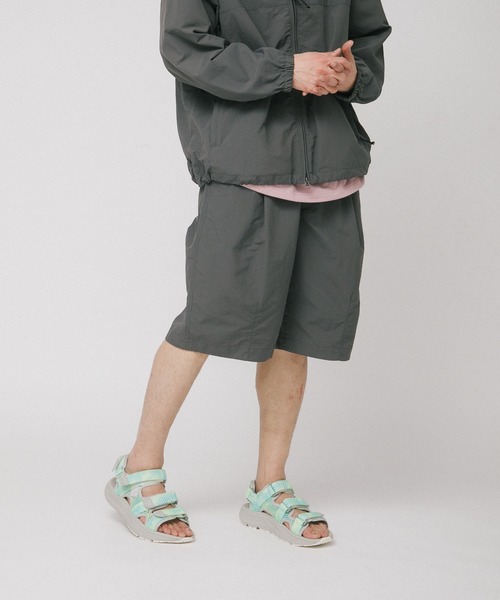 EKAL(エカル)の「『UR TECH』ナイロンタッサーショーツ(その他パンツ・メンズ・グリーン系その他/ライトブルー/イエロー/ネイビー/グレー・MEDIUM/LARGE)」の9枚目の写真