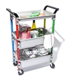 bpr BEAMS（ビーピーアール ビームス ）の「【別注】TOYO / 3段式ツールワゴン TWR-4SV（収納グッズ）」