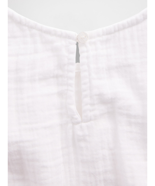 GAP(ギャップ)の「コットンガーゼ レーサー シェルタンクトップ(シャツ/ブラウス・レディース・ホワイト/ブラック/ピンク/ブラウン/イエロー・XXS/L/M/S/XS)」の11枚目の写真