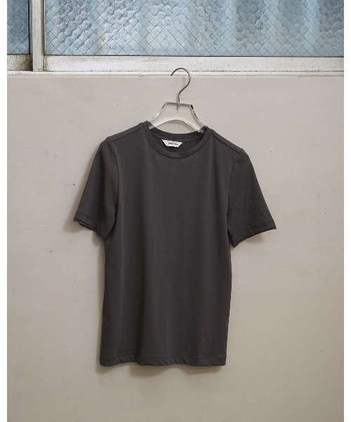 TODAYFUL（トゥデイフル）の「Highgauge Compact T-shirts（Tシャツ/カットソー・レディース・チャコールグレー/サックスブルー/ホワイト/ミント・FREE）」の15枚目の写真