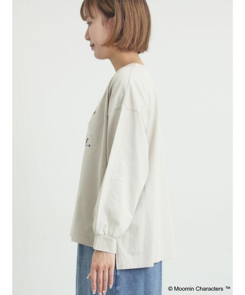 Samansa Mos2(サマンサ モスモス)の「【MOOMIN×Samansa Mos2】リトルミイプリントロンT(Tシャツ/カットソー・レディース・オフホワイト/ベージュ/ブラック・F)」の19枚目の写真